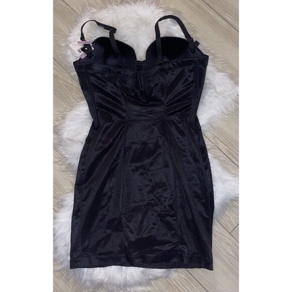 Maidenform Convertible Full Slip Easy Up Strapless Firm Control 2304 38D Black - Picture 5 of 5